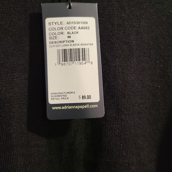 ADRIANNA PAPELL sheer arm top NWT - Picture 4 of 8